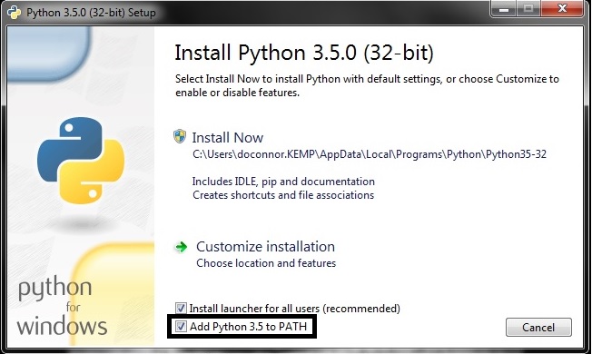 Python Installation Windows